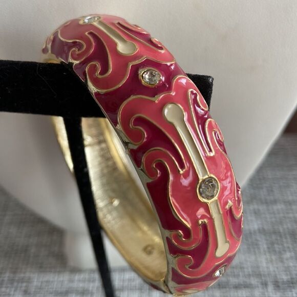 Bangels NWOT Gray, pink or Red with Rhinestone details - Picture 4 of 8